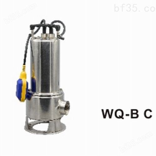 220/380V-丰球WQ1.5B不锈钢污水潜水泵3寸出水口