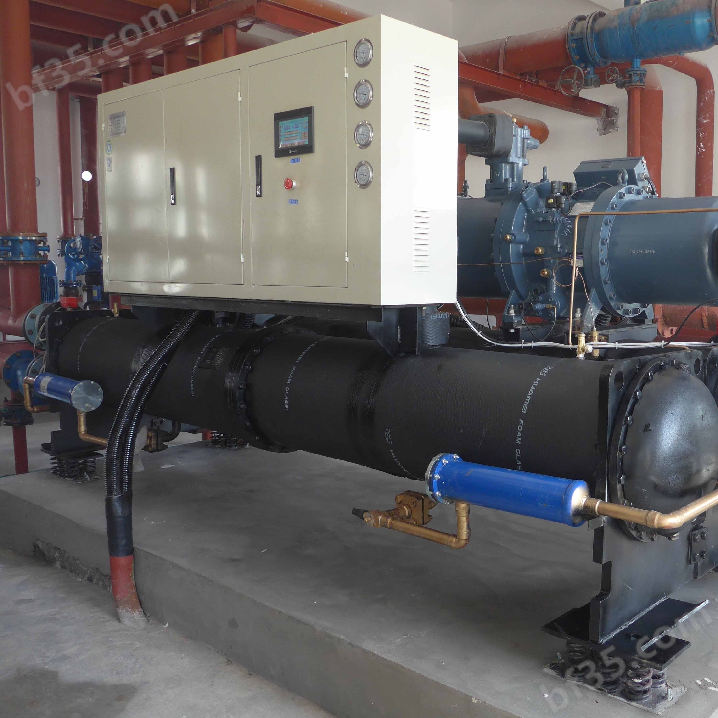 供暖2000平方地源热泵工程施工